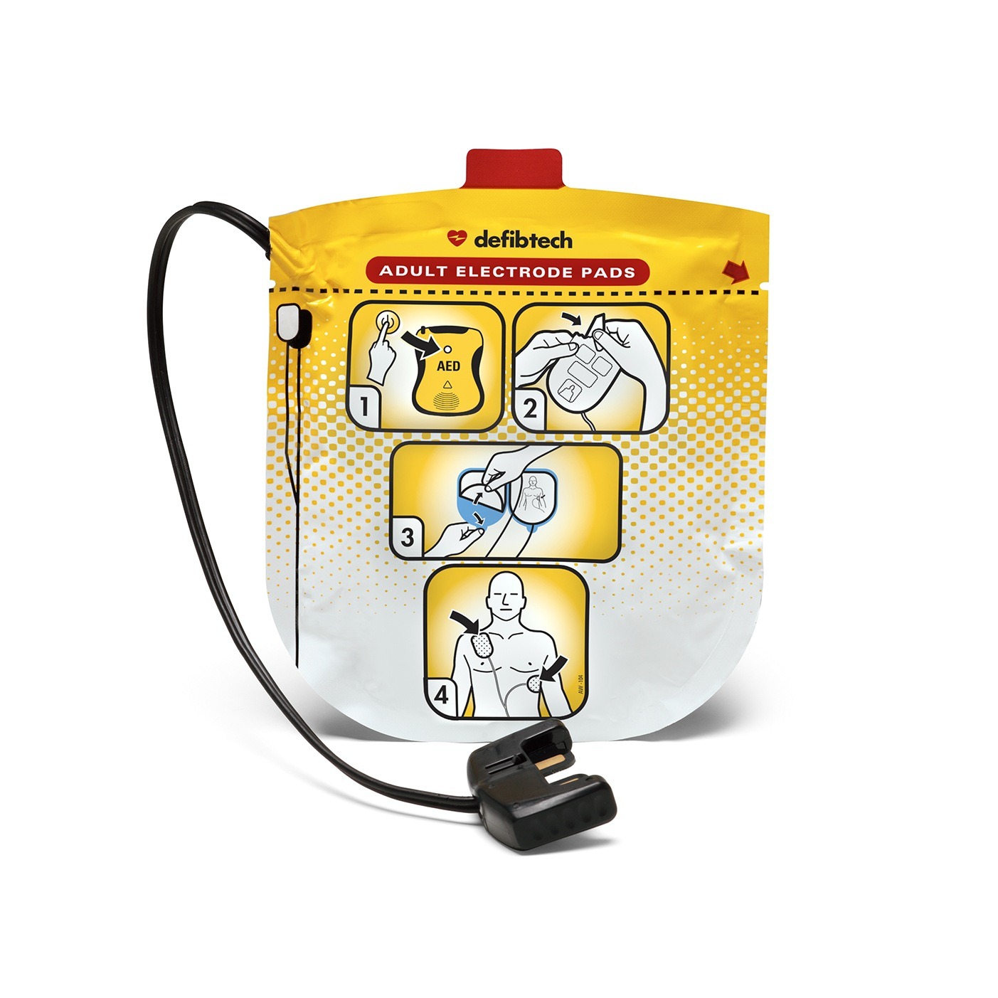 Vuxenelektroder till Defibtech Lifeline VIEW/PRO/ECG