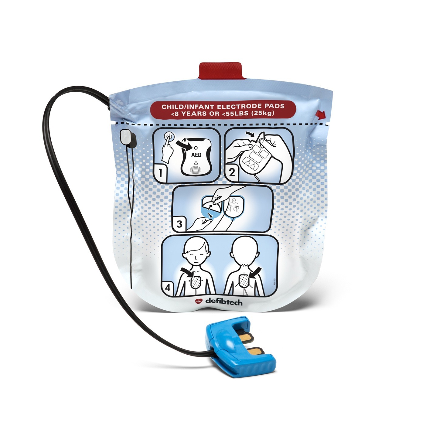 Barnelektroder till Defibtech Lifeline VIEW/PRO/ECG